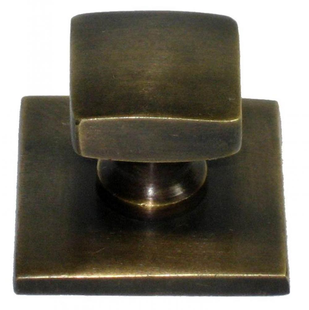 Square Knob w/ Large Base