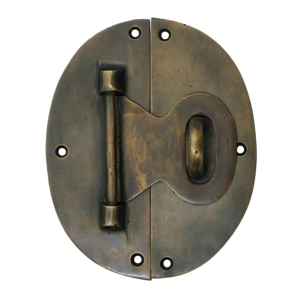 Oval Back Lock w/ Hook