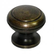 Gado Gado HKN1044 - Sm Round Knob, Scribed Ring