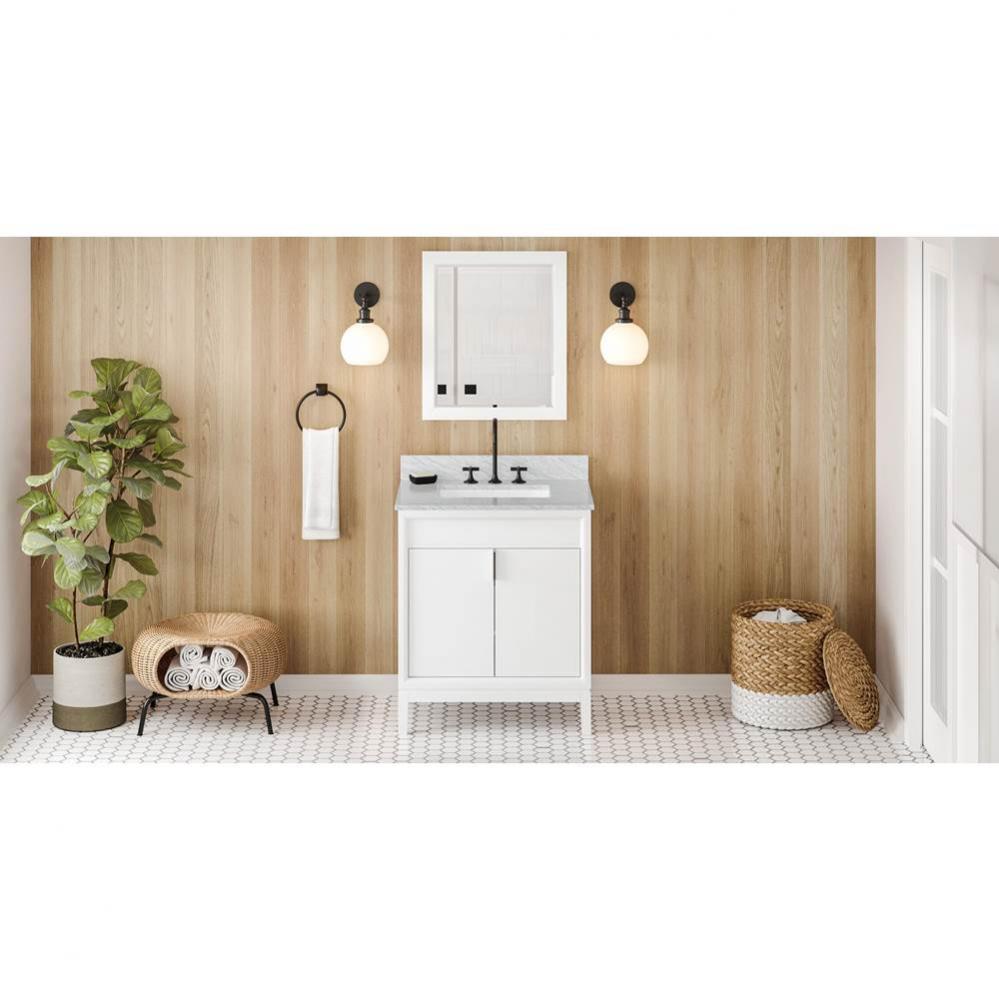 30'' White Theodora Vanity