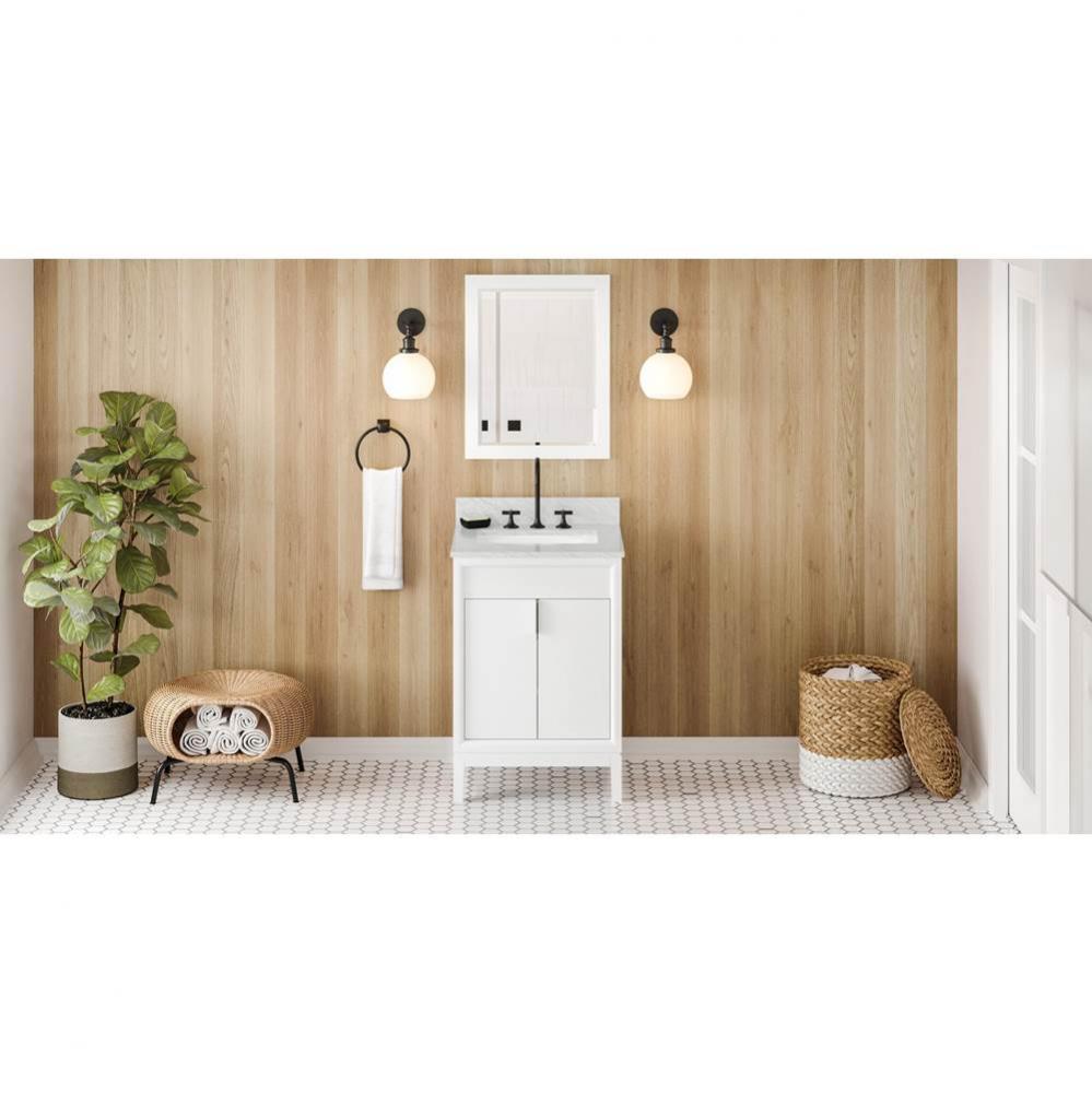 24'' White Theodora Vanity