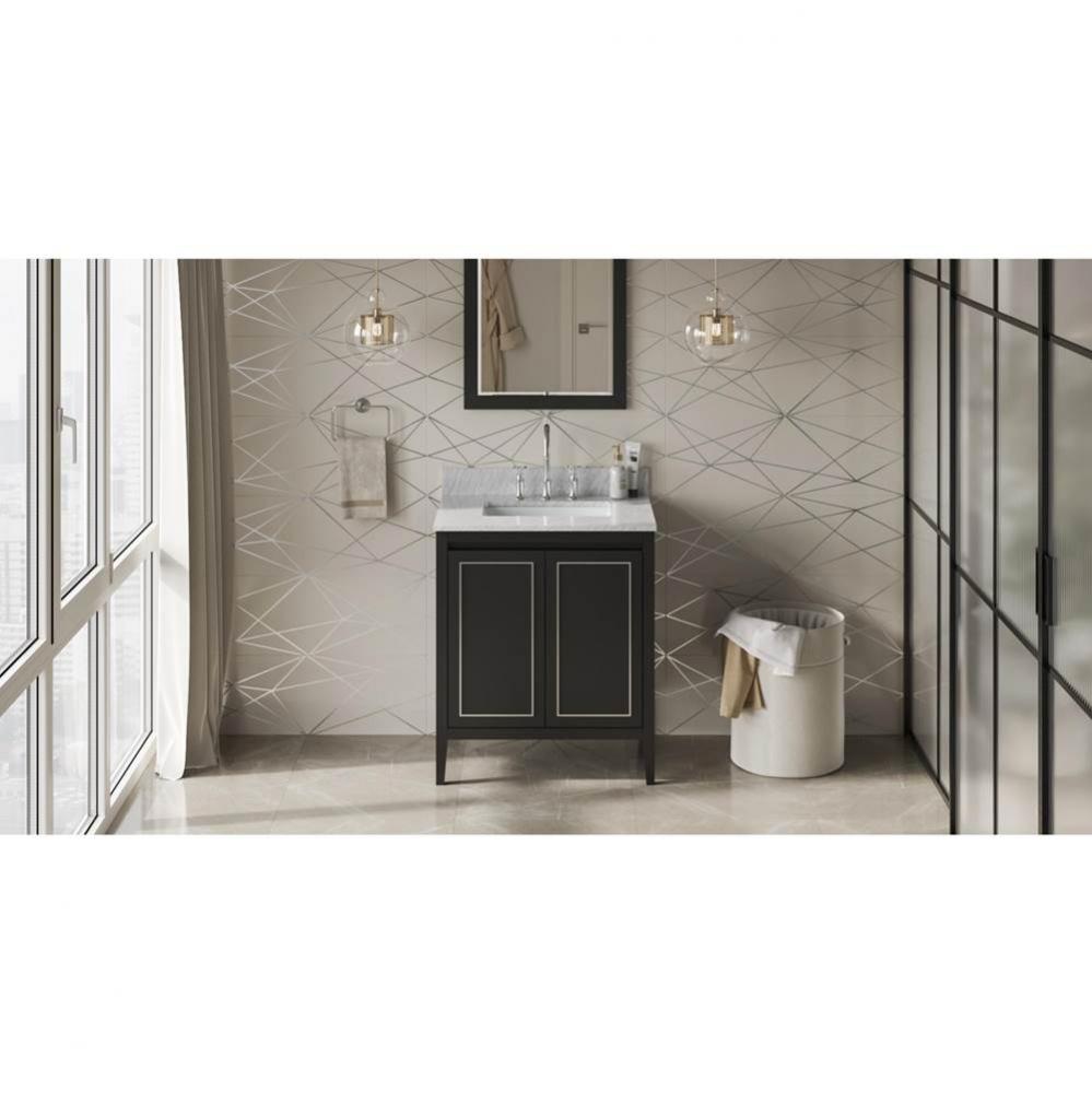 30'' Black Percival Vanity