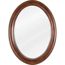 Jeffrey Alexander MIR2CLA-24-NU - 23-3/4'' W x 1'' D x 31-1/2'' H Nutmeg Clairemont mirror