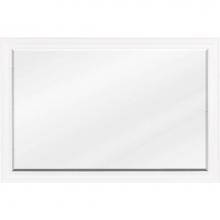 Jeffrey Alexander MIR2DOU-42-WH - 42'' W x 1-1/4'' D x 28'' H White Douglas mirror