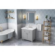 Jeffrey Alexander VN2CHA-36-GR-NT - 36'' Grey Chatham Vanity