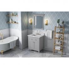 Jeffrey Alexander VN2CHA-30-GR-NT - 30'' Grey Chatham Vanity