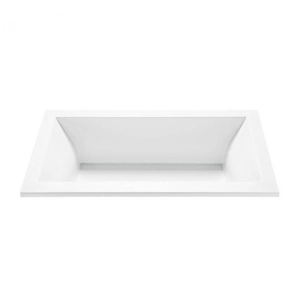 72X42 Basics Rectangular White Soaking Tub - Undermount