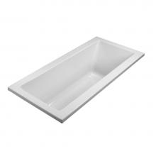 MTI Basics MBSCR6636-WH-UM - 66X36,Basics,Soaking,Rectangular Tub,White, Undermount