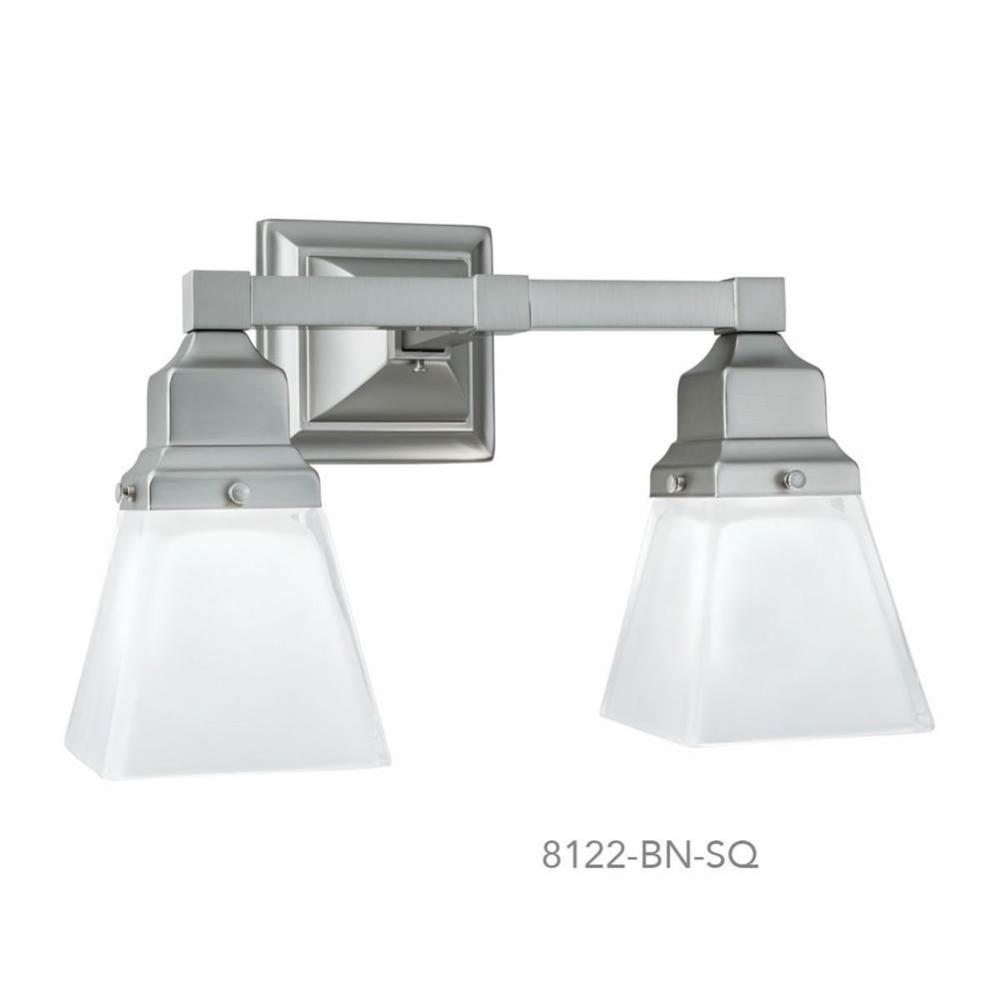 Two Light Nickel Vanity