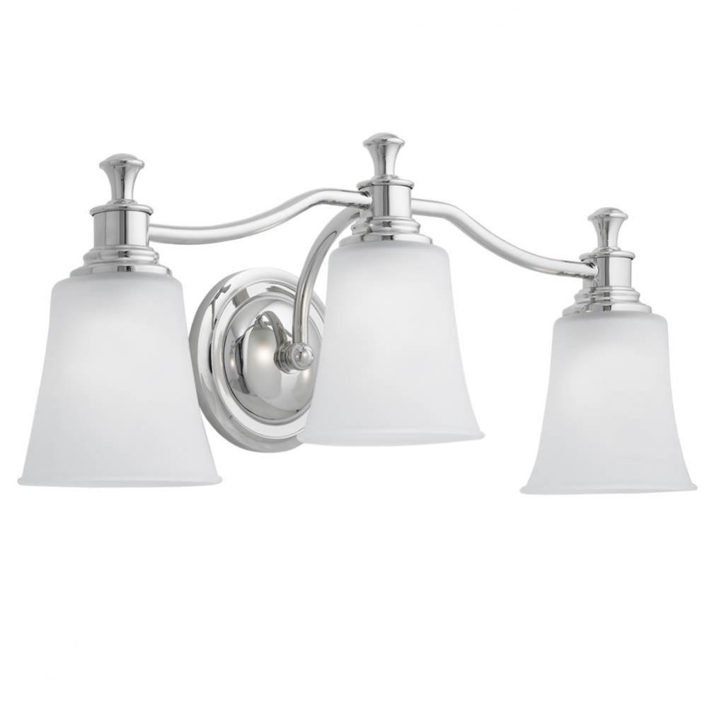 Three Light Chrome Vanity