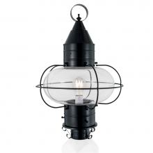 Norwell 1510-BL-CL - One Light Black Post Mount