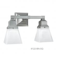 Norwell 8122-BN-SQ - Two Light Nickel Vanity