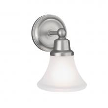 Norwell 8951-BN-FL - One Light Nickel Wall Light