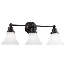 Norwell 8953-OB-FL - Three Light Bronze Vanity