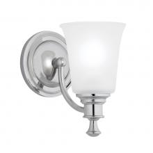 Norwell 9721-CH-FR - One Light Chrome Bathroom Sconce