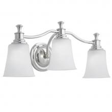 Norwell 9723-CH-FR - Three Light Chrome Vanity