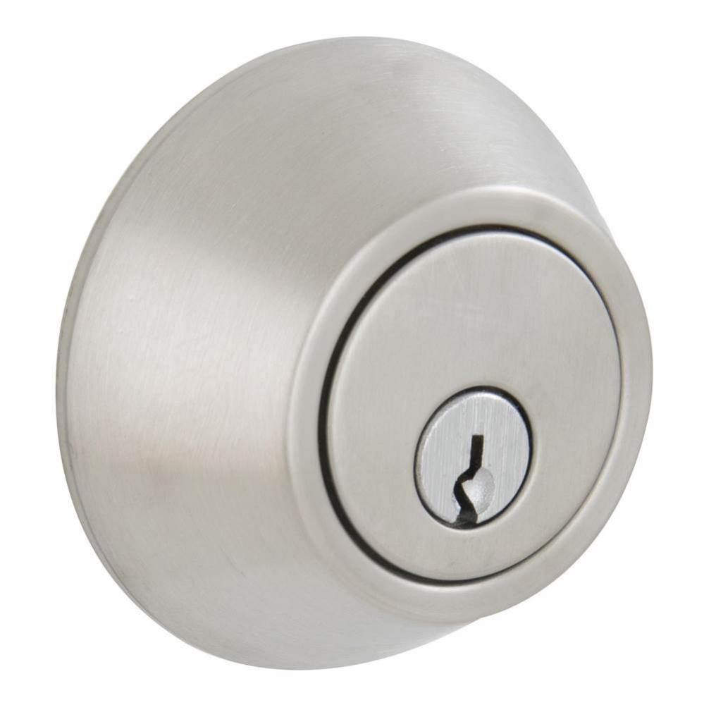 Satin Stainless Steel Single Cylinder Deadbolt