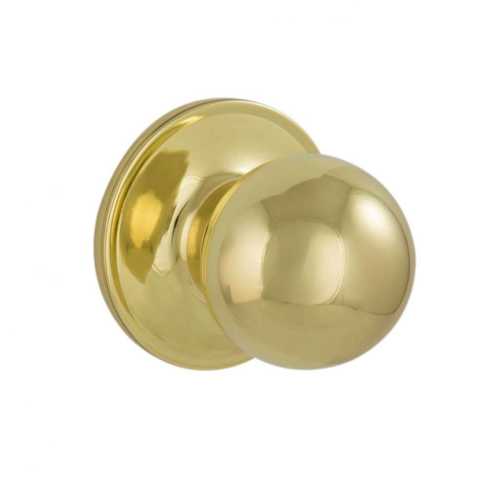 Morrow Bright Brass Hall/Closet Passage Knob
