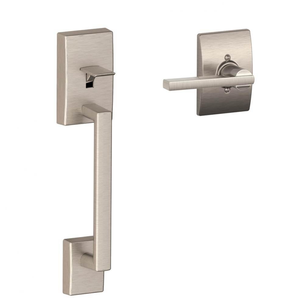 Century Front Entry Handle and Latitude Lever with Century Trim