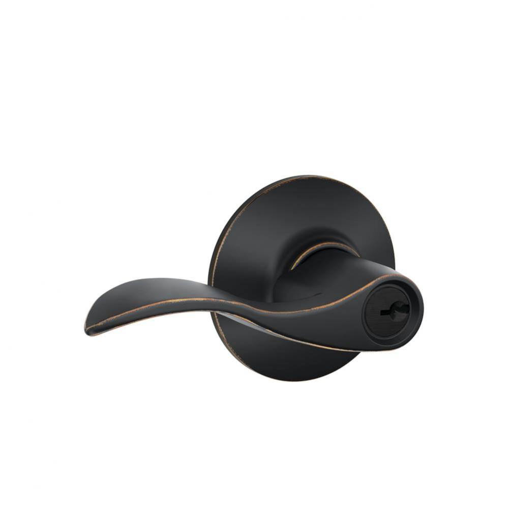 Accent Lever Keyed Entry Lock