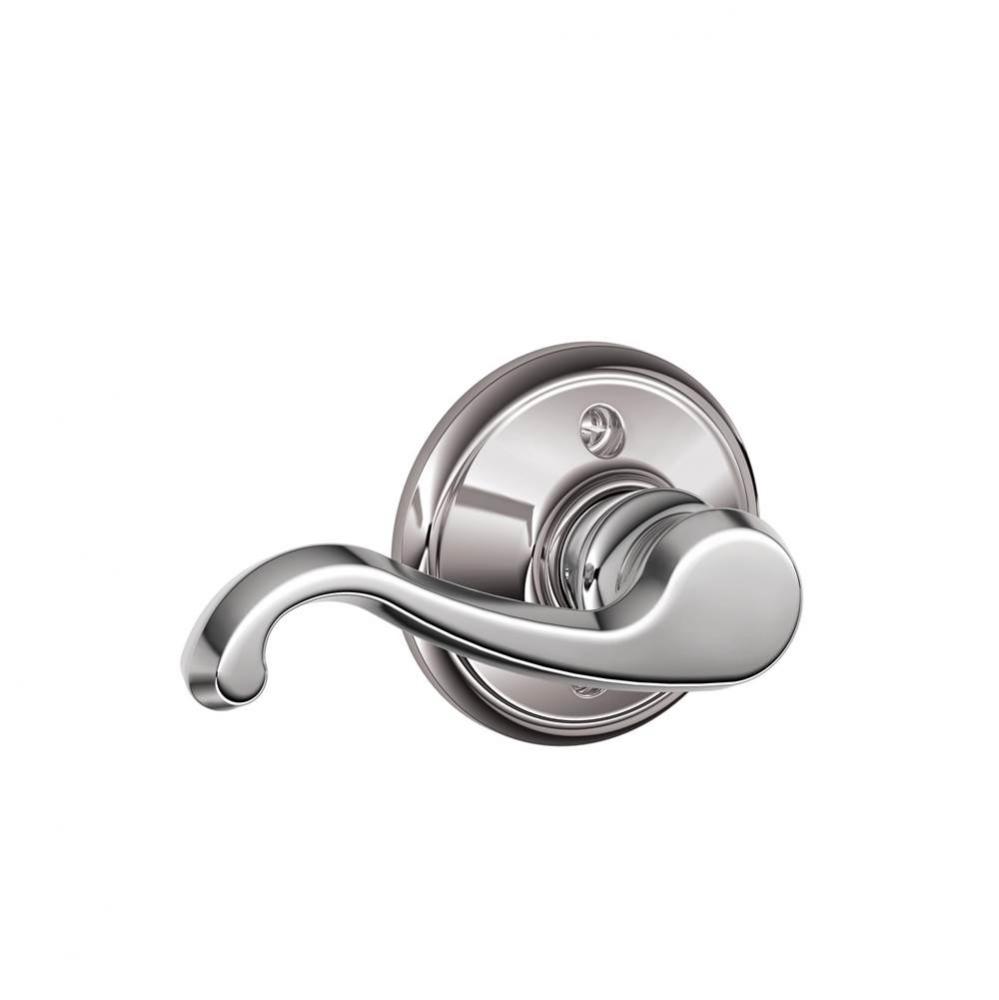 Callington Lever Non-Turning Lock in Bright Chrome - Left Handed