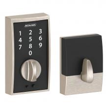 Schlage BE375 CEN 619 - Touch  Keyless Touchscreen Deadbolt with Century Trim