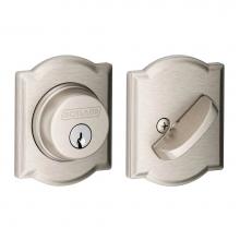 Schlage B60 N CAM 619 - Single Cylinder Deadbolt with Camelot Trim