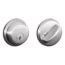 Schlage B60 N V 625 - Single Cylinder Deadbolt in Bright Chrome