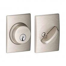 Schlage B60 N CEN 619 - Single Cylinder Deadbolt with Century Trim