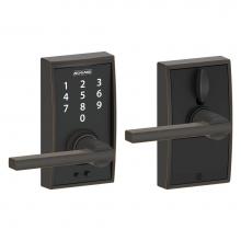 Schlage FE695 CEN 716 LAT - Touch Keyless Touchscreen Latitude Lever with Century Trim