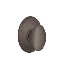 Schlage F10 SIE 613 WKF - Siena Knob with Wakefield Trim Hall and Closet Lock in Oil Rubbed Bronze