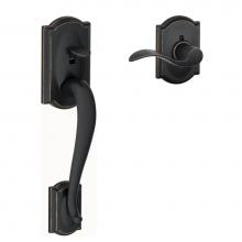 Schlage FE285 V CAM 716 ACC CAM - Camelot Front Entry Handle and Accent Lever with Camelot Trim