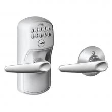 Schlage FE575 PLY 626 JAZ - Elan Keypad Lever with Auto-Lock with Plymouth Trim