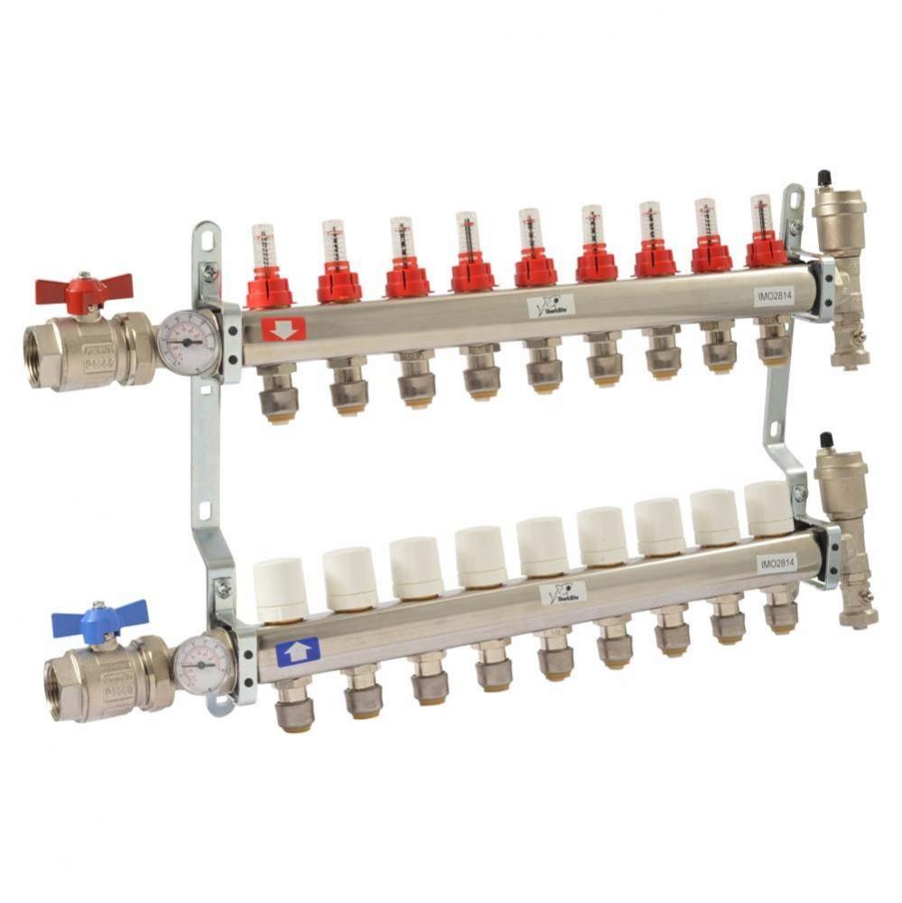 9-Loop SB Radiant Manifold