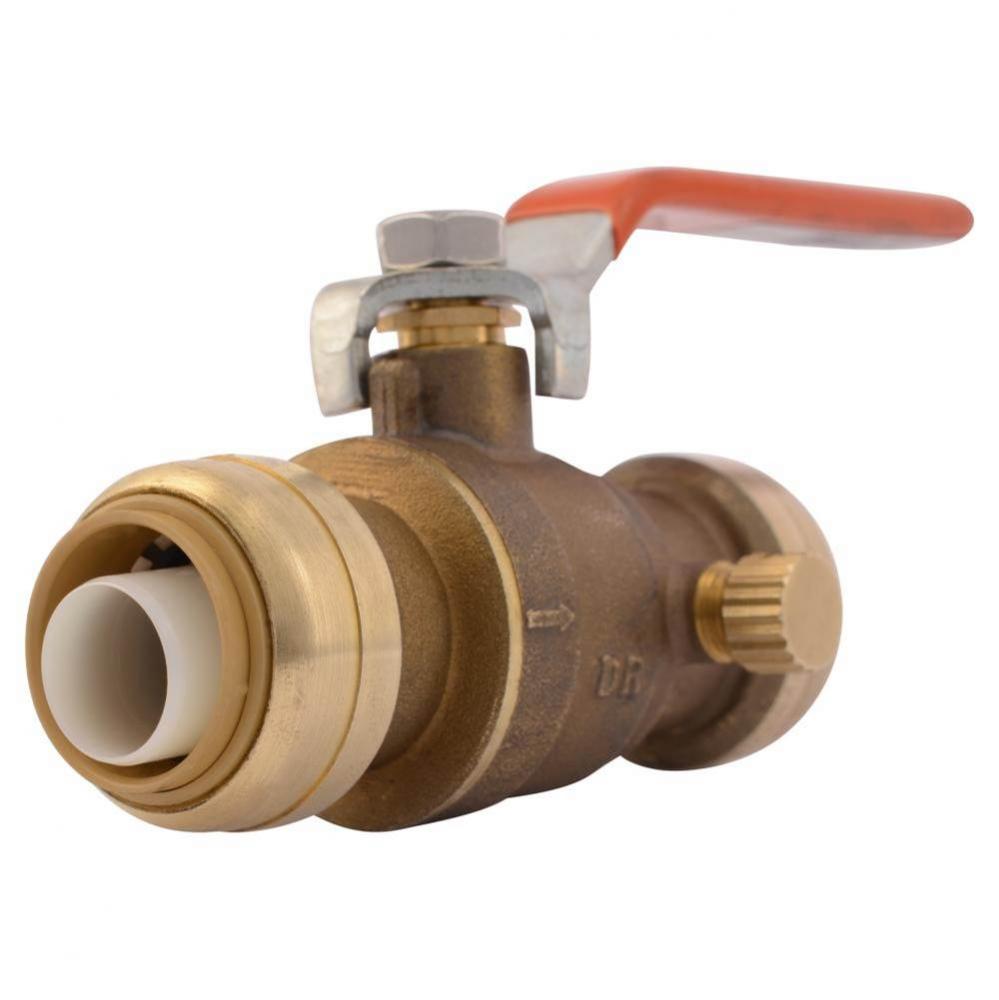 SB Ball Valve 3/4-in with Drain