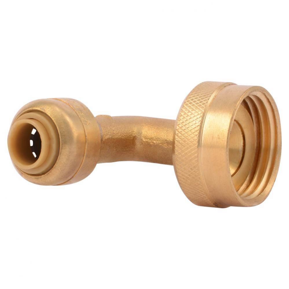 1/4 in. (3/8 in. OD) x 3/4 in. Garden Hose Dishwasher Elbow