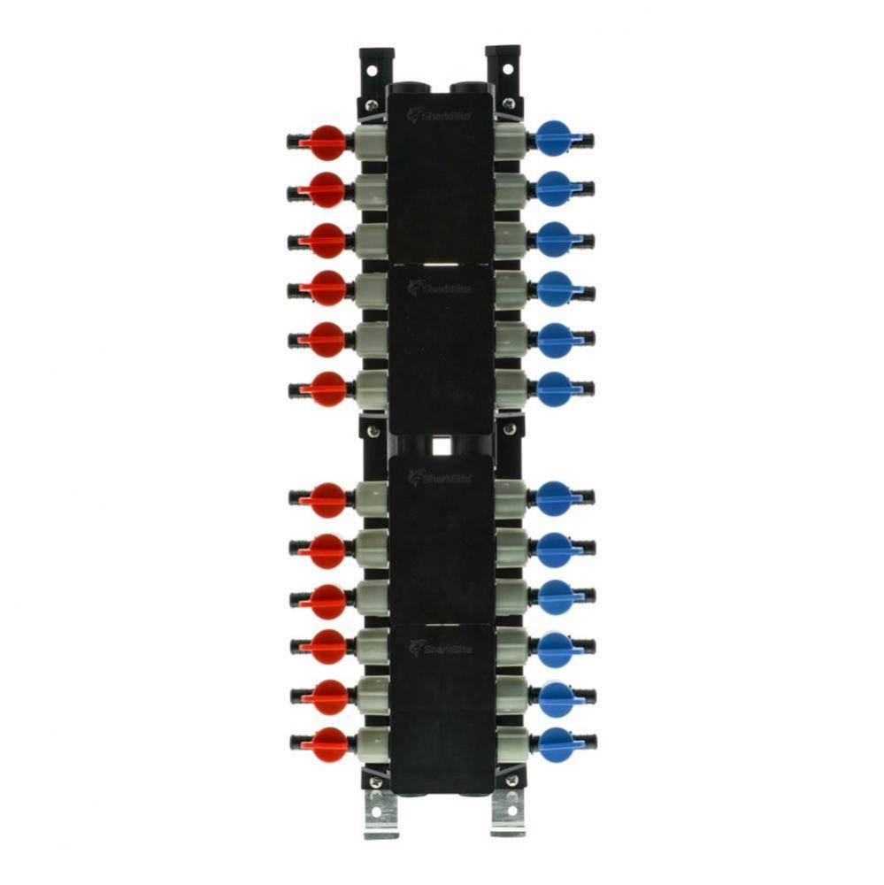 PEX Manifold 24-Port Ball Valves