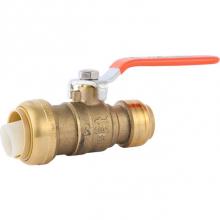 Sharkbite 22993LF - 3/4 in. x 1 in. Brass Push Reducing Ball Valve