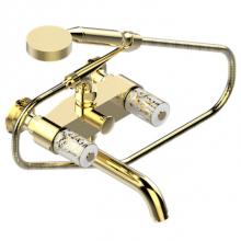 THG G2N-13B/US-A08 - Exposed Tub Filler With Cradle Handshower, Wall Mounted