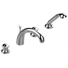 THG G47-112BSGUS-A02 - Roman tub set with divertor spout and handshower, 3/4'' valves