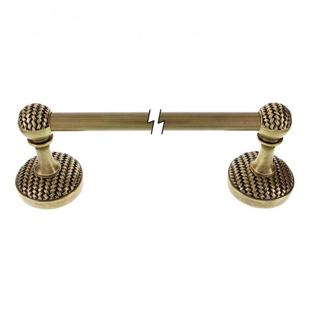 Cestino, Towel Bar, 18 Inch, Antique Brass