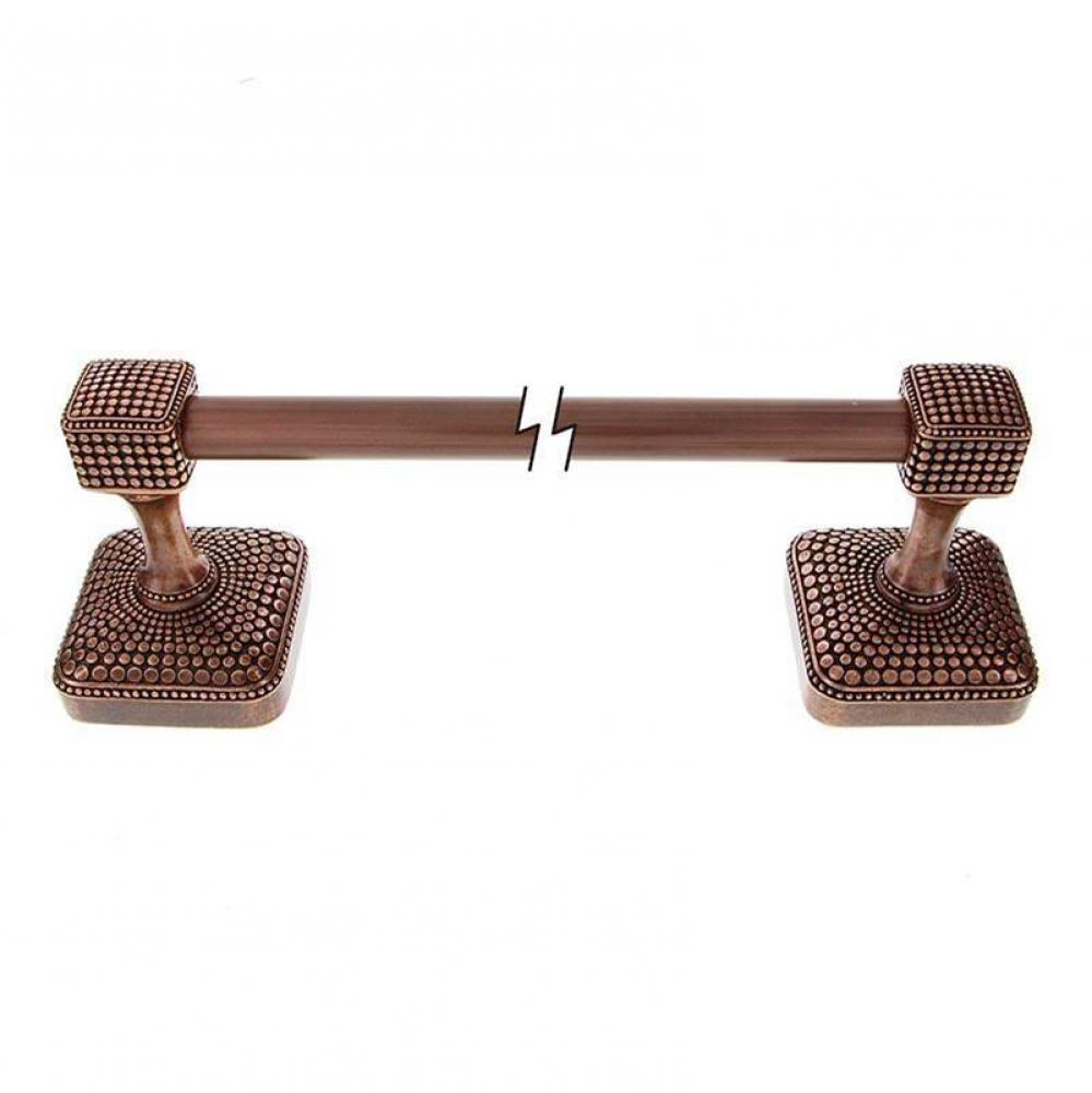 Tiziano, Towel Bar, 24 Inch, Antique Copper