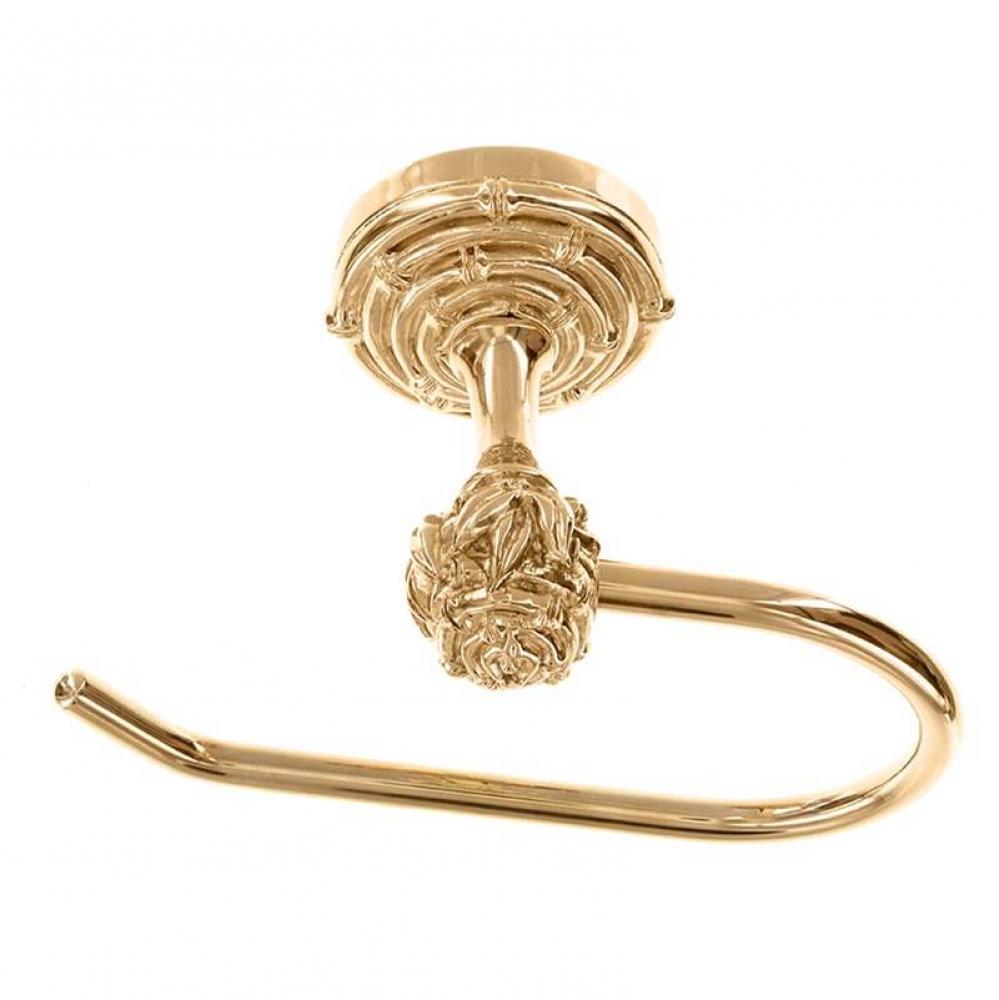 Palmaria, Toilet Paper Holder, Bamboo, French, Polished Gold