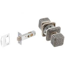 Vicenza Designs DHPR8003-AS - Tiziano, Door Handle, Privacy, Antique Silver