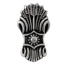 Vicenza Designs K1068-AS - Sforza, Knob, Large, Arrows, Antique Silver