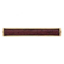 Vicenza Designs K1109-AB-BR - Equestre, Pull, Leather Insert, 3 Inch, Brown, Antique Brass