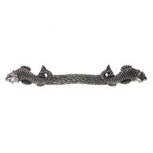 Vicenza Designs P2020-12-VP - Pollino, Pull, Appliance, Koi, 12 Inch, Vintage Pewter