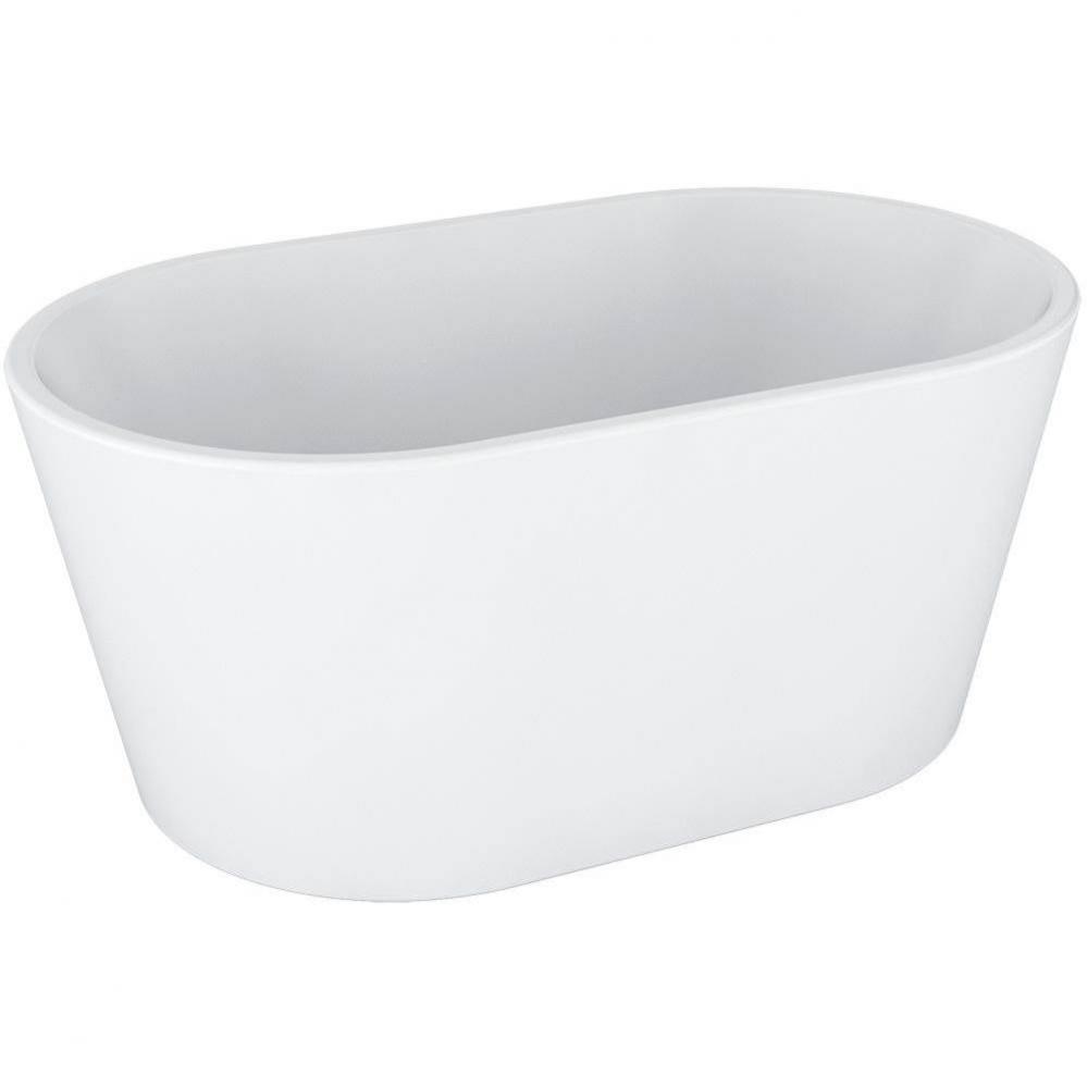 Espa White Tub 54 X 31.5 X 24 Chrome Ovf- Spkrs+Chromo Heater Left Side