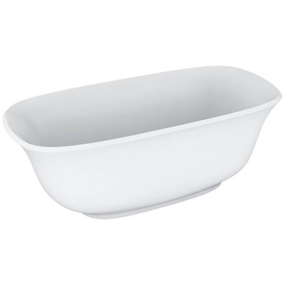 Taly White Tub 67 X 31 1/8 X 23 3/4 Nickel Ovf- Spkrs+Chromo