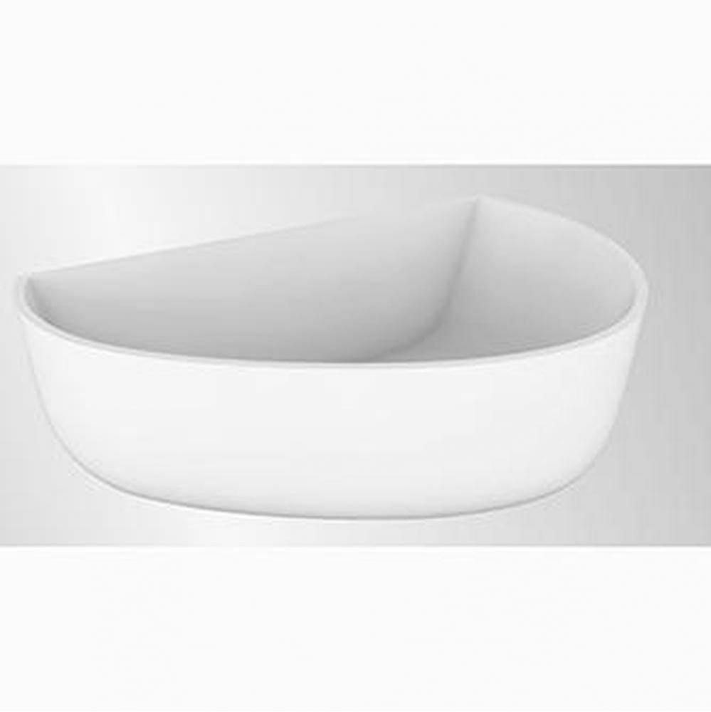 Fratelli White Tub 67 X 39 3/8 X 23 5/8 Nickel Ovf- Spkrs